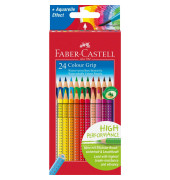 Buntstifte-Set Colour GRIP, 112424, farbig sortiert, dreikant, Packung