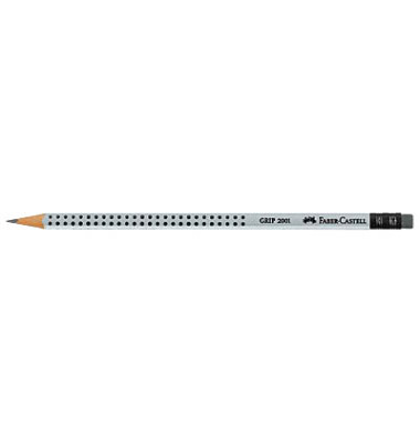 Bleistift GRIP 2001, 117200, silbergrau, k.A., HB