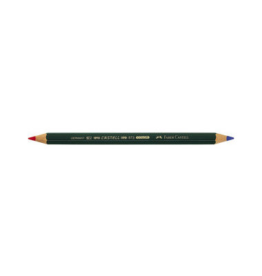 Buntstifte Castell Color 873, 117500, rot/blau, sechskant