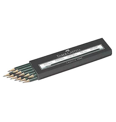 Bleistift Castell 9000, 119011, dunkelgrün, k.A., H