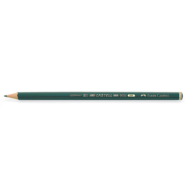 Bleistift Castell 9000, 119015, dunkelgrün, k.A., 5H