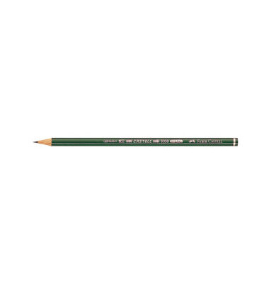 Bleistift Castell 9008 Steno, 119802, dunkelgrün, k.A., 2B Bleistift Castell 9008 Steno, 119802, dunkelgrün, k.A., 2B