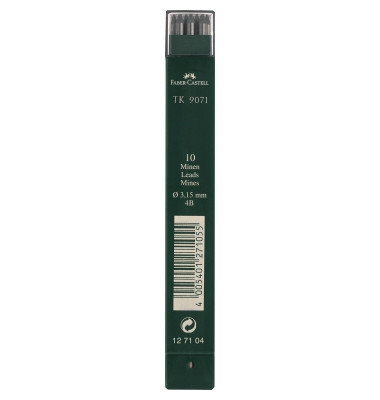 Druckbleistiftminen TK 9071, 127104, Ø 3,15mm, 4B