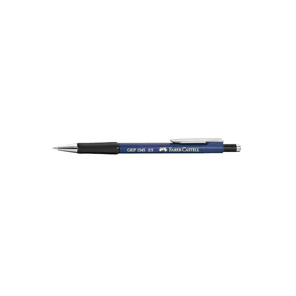 4005401345510 - Druckbleistift GRIP 1345 134551 Härte B 05mm metallic-blau mit Radiergummi 4005401345510 Faber-Castell