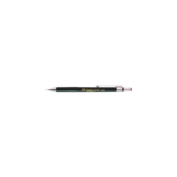 4005401365006 - Druckbleistift TK FINE 136500 Härte HB 05mm dunkelgrün mit Radiergummi 4005401365006 Faber-Castell