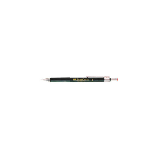 4005401369004 - Druckbleistift TK-FINE 9719 136900 Härte HB 10mm dunkelgrün mit Radiergummi 4005401369004 Faber-Castell