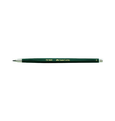 Fallminenstift TK 9400, 139401, Härte B, 2mm, dunkelgrün