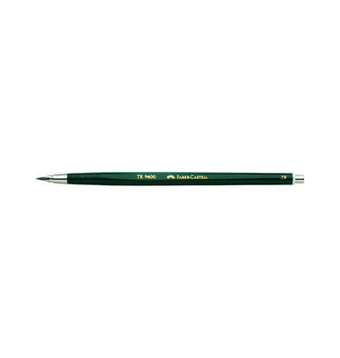 Fallminenstift TK 9400, 139402, Härte 2B, 2mm, dunkelgrün