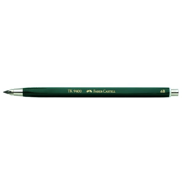 4005401394068 - Fallminenstift TK 9400 6B 139406 Härte 6B 315mm dunkelgrün 4005401394068 Faber-Castell