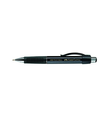 Grip Plus Ball metallic/schwarz Kugelschreiber M blau 0,7mm 
