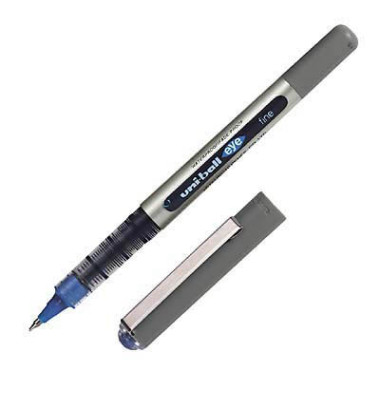 Tintenroller eye fine UB-157 silber/blau 0,4 mm