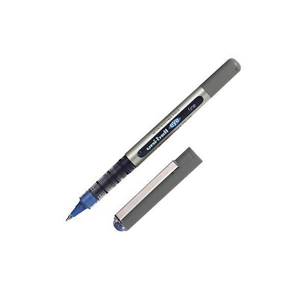 4902778913956 - uni-ball eye fine UB-157 Tintenroller silber 04 mm Schreibfarbe blau - 12 Stück 4902778913956 - uni-ball eye fine UB-157 Tintenroller silber 04 mm Schreibfarbe blau - 12 Stück