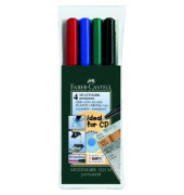 Folienstift Multimark 1513 F farbig sortiert 0,6 mm 4er-Etui permanent