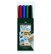 Folienstifte-Set Multimark, 152504, 4-farbig sortiert, 1mm, Rundspitze
