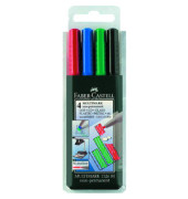 Folienstifte-Set Multimark, 152604, 4-farbig sortiert, 1mm, Rundspitze