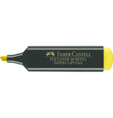 Textmarker TL 48 Refill, 154807, gelb, 1-5mm Keilspitze