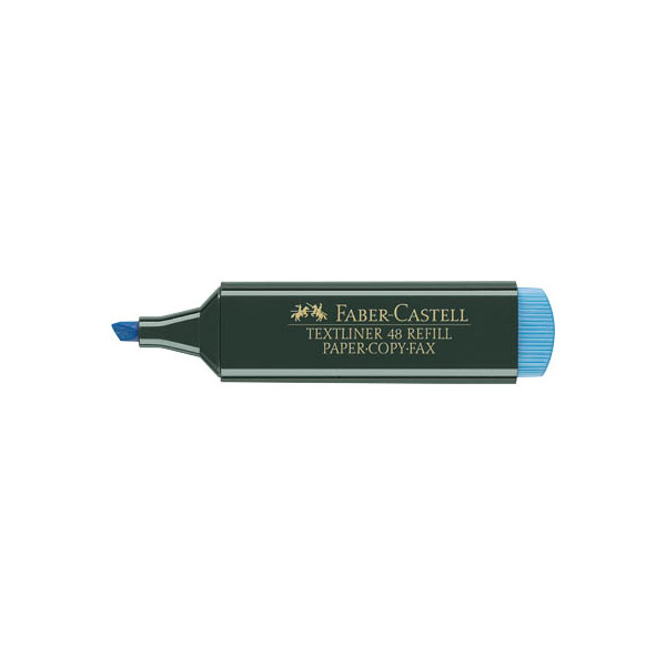 4005401548515 - Superfluorescent Textliner 48 Textmarker Blau Mittel Keilspitze 1 - 5 mm Nachfüllbar