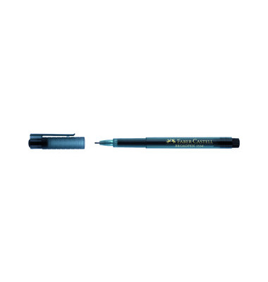 Fineliner Broadpen Document 1554, 155499, schwarz (Schreibfarbe: schwarz), 0,8mm