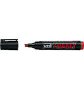 Flipchartmarker Uni Prockey PM-126, 159021, Stift, rot, 3-6mm Keilspitze