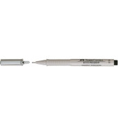 Pigmentliner Ecco Pigment, 166599, grau (Schreibfarbe: schwarz), 0,5mm