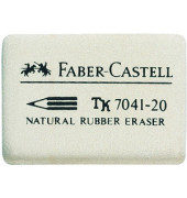Radiergummi 40 x 27 x 13mm 7041-20 weiß