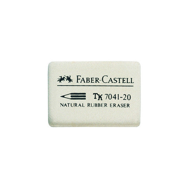 9556089741200 - Faber Castell - Radierer Bleistifte Buntstifte 27 x 1 x 4 cm (b x h x l) Kautschuk weiß