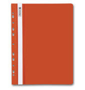 Schnellhefter Office to go 102015240, A4, orange, Polyvinylchlorid (PVC), Vorderdeckel transparent