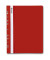 Schnellhefter Office to go 102015220, A4, rot, Polyvinylchlorid (PVC), 80g, Vorderdeckel transparent