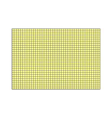 Karteikarten 102250210 A5 kariert 180g gelb 100 Stück
