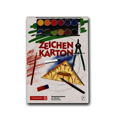 Zeichenkartonblock A3 weiß blanko 10 Blatt Zeichenkartonblock A3 weiß blanko 10 Blatt