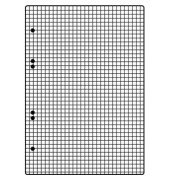 Ringbucheinlagen 1066302 kariert A5 6-fach gelocht 70g 50 Blatt