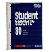 Collegeblock Student 80 10-67 941, A4 liniert, 70g 80 Blatt, 4-fach-Lochung