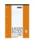 Schulblock 1042925 Kieserblock, Lineatur 15C / kariert, A4, 80g, 50 Blatt