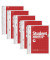 Collegeblock 10-67952 Student, Lineatur 22 / kariert mit Rand innen, A5, 70g, rot, 80 Blatt