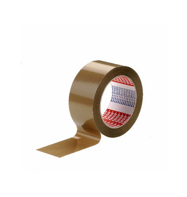 Packband tesapack 04124-00093-00, 25mm x 66m, 65my, braun