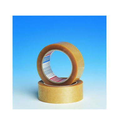 Packband Tesapack 04124-00012-00, 25mm x 66m, PVC, transparent