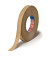 Kreppband 04319-00006 19mm x 50m hellbraun ablösbar