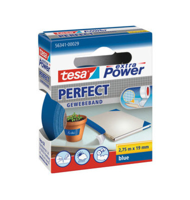 Gewebeband extra Power 56341 19mm x 2,75m blau Gewebeband extra Power 56341 19mm x 2,75m blau