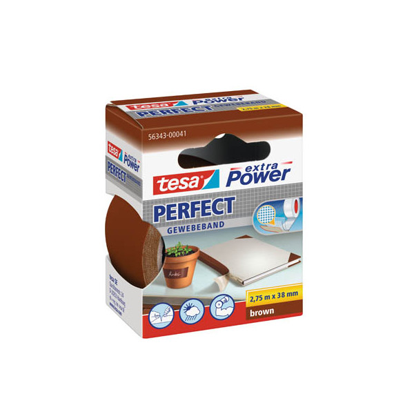 4042448044297 - - tesa perfect 56343-00041-03 Gewebeklebeband tesa® extra Power (l x b) 275 m x 38 mm 1 St