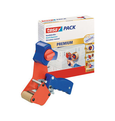 Packbandabroller Tesapack Premium 56402-00002, mit Bremse, für Packband bis 50mm x 66m