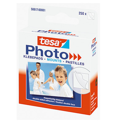 Klebepads 56617-00001-00 Photo, 250 St&uuml;ck, 12x13mm (BxL), doppelseitig, permanent