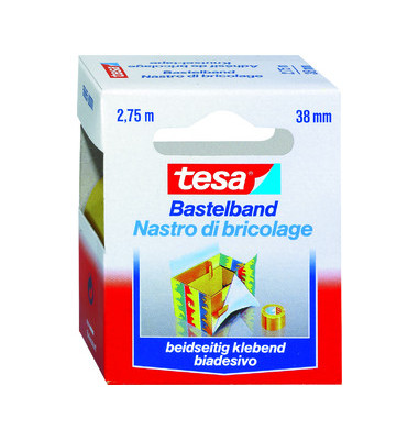 Klebeband 5666 doppelseitig 38mm x 2,75m 