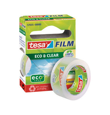 Klebeband Eco & Clear 15mm x 10m klar/transparent
