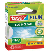 Klebeband Eco & Clear 19mm x 33m klar/transparent
