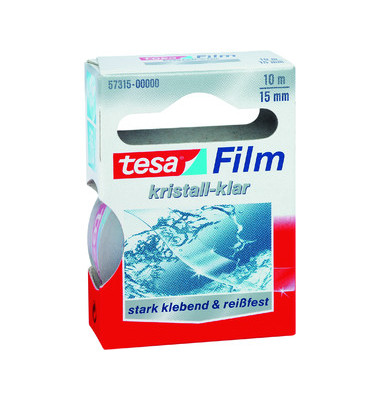 Klebeband kristall-klar 57315-00000-02, 15mm x 10m, transparent
