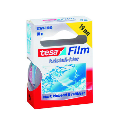 Klebeband kristall-klar 57329-00000-03, 19mm x 10m, transparent