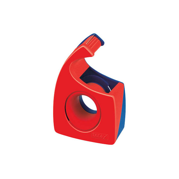 4042448899248 - Klebebandabroller Easy Cut 57443-00001-01 für Klebebänder bis 19mm x 10m rot blau 4042448899248 Tesa