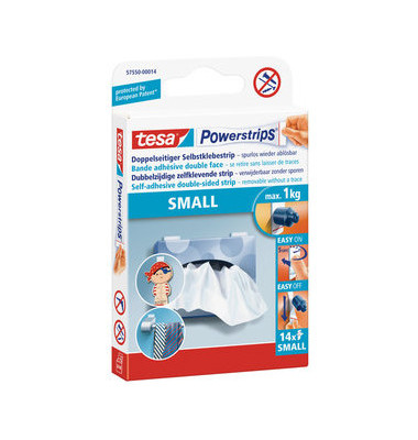 Powerstrips SMALL Klebestreifen für max. 1,0 kg 1,4 x 3,3 cm