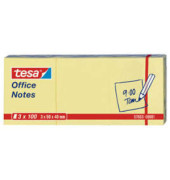 Haftnotizen 57653-00001-05, Office Notes, 50x40mm, gelb, rechteckig
