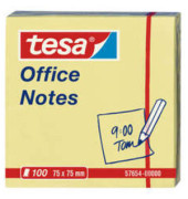 Haftnotizen 57654-00000-05, Office Notes, 75x75mm, gelb, quadratisch